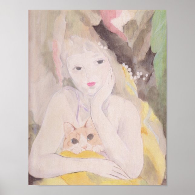 Andromed et chat Marie Laurencin Poster (Vorne)