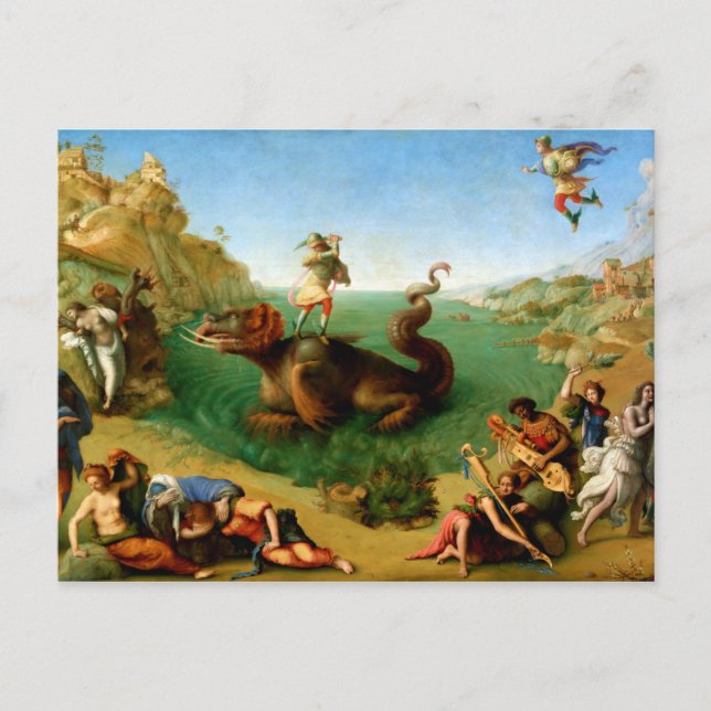 Andromeda Freed von Perseus von Piero di Cosimo Postkarte (Vorderseite)