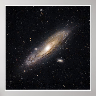 Andromeda-Galaxie-Fotoabzug Weltraum-Wandkunst Poster