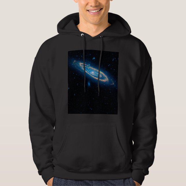 Andromeda-Galaxie Hoodie (Vorderseite)