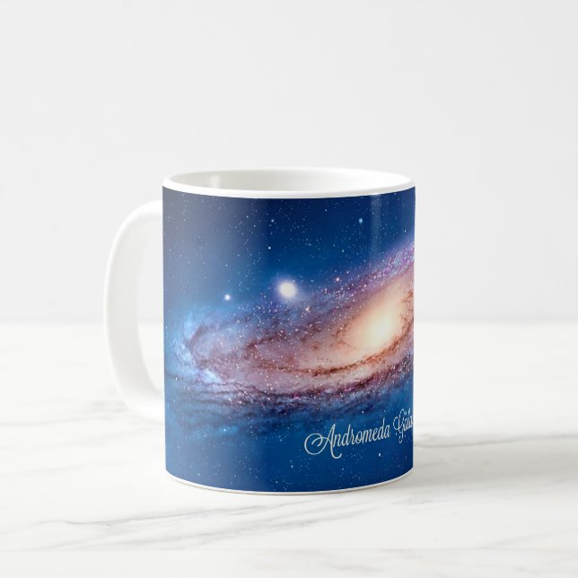 Andromeda-Galaxie Kaffeetasse (Vorderseite Links)