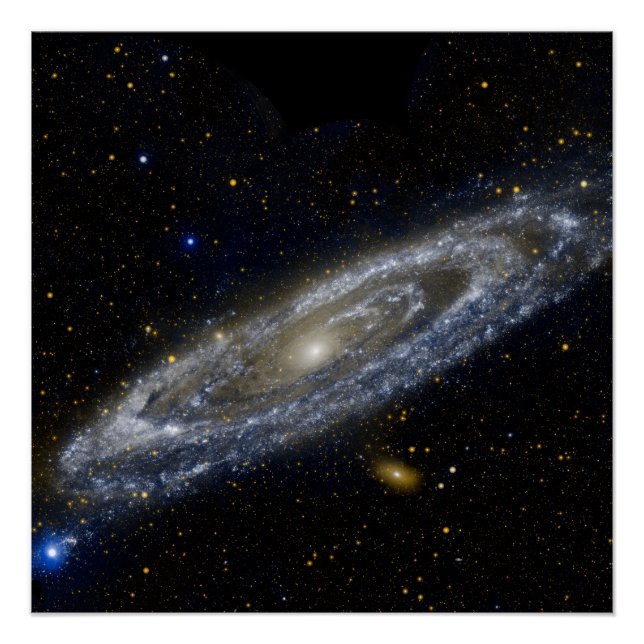 Andromeda-Galaxie-Milchweg-Kosmos Poster (Vorderseite)