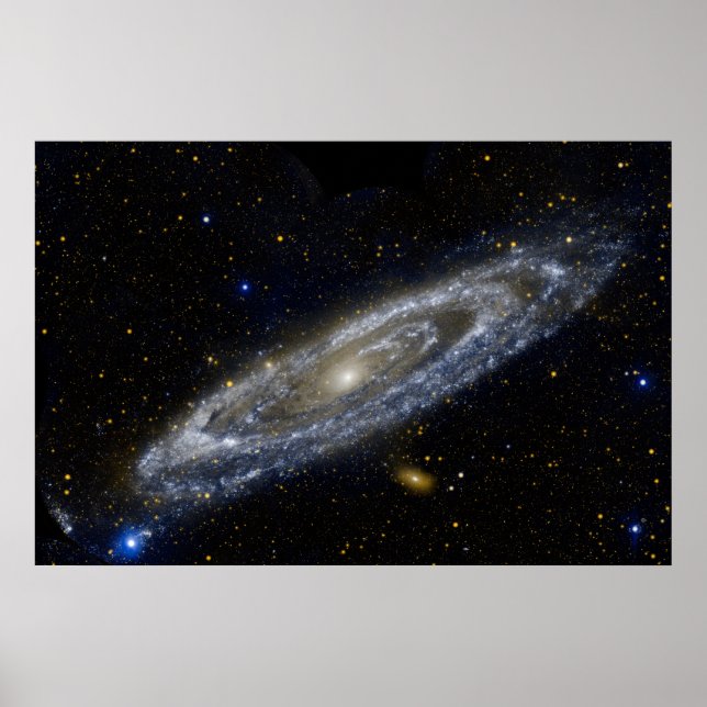 Andromeda-Galaxie-Milchweg-Kosmos Poster (Vorne)