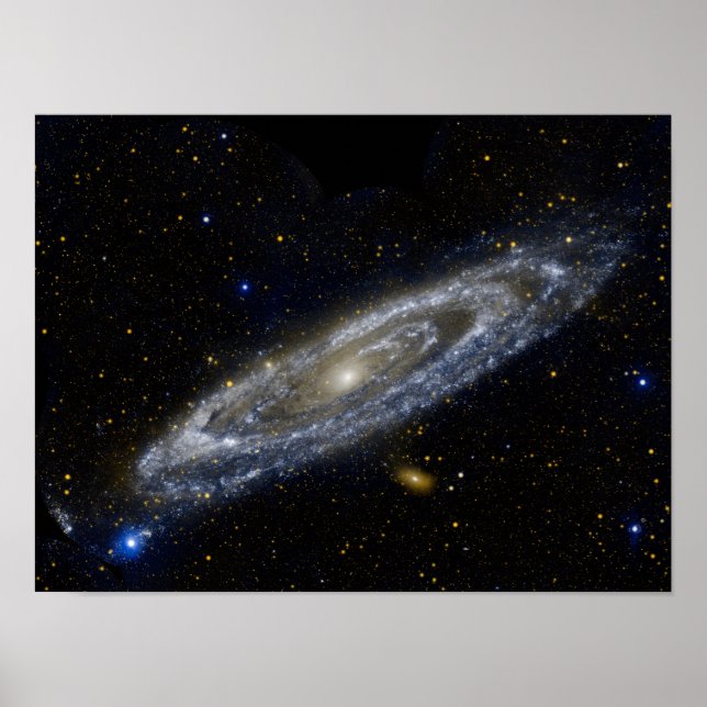 Andromeda-Galaxie-Milchweg-Kosmos Poster (Vorne)