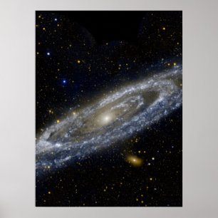 Andromeda-Galaxie-Milchweg-Kosmos Poster