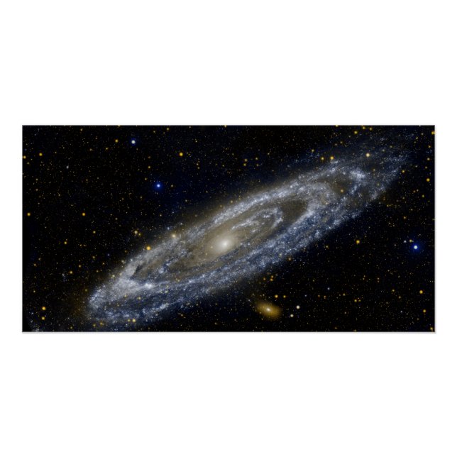 Andromeda-Galaxie-Milchweg-Kosmos Poster (Vorderseite)