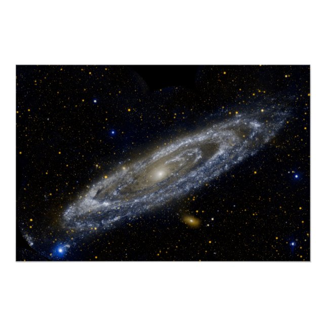 Andromeda-Galaxie-Milchweg-Kosmos Poster (Vorderseite)