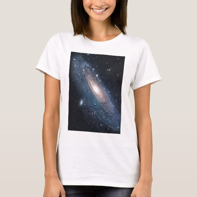 Andromeda-Galaxie-Milchweg-Kosmos T-Shirt (Vorderseite)