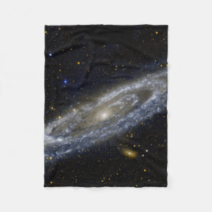 Andromeda-Galaxie-Milchweg-Kosmos-Universum Fleecedecke