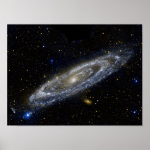 Andromeda-Galaxie-Milchweg-Kosmos-Universum Poster