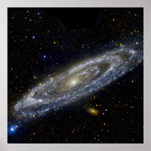 Andromeda-Galaxie-Milchweg-Kosmos-Universum Poster