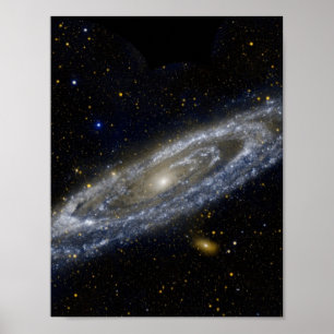 Andromeda-Galaxie-Milchweg-Kosmos-Universum Poster