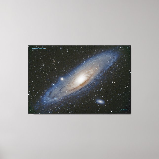 Andromeda Galaxy (M31) - Distinguished Leinwand (Vorderseite)