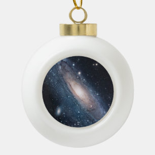 Andromeda Galaxy Milky Way Stars Universe Chic Keramik Kugel-Ornament