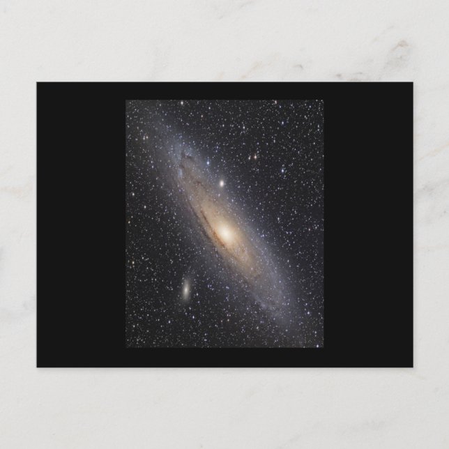 Andromeda Galaxy Postkarte (Vorderseite)