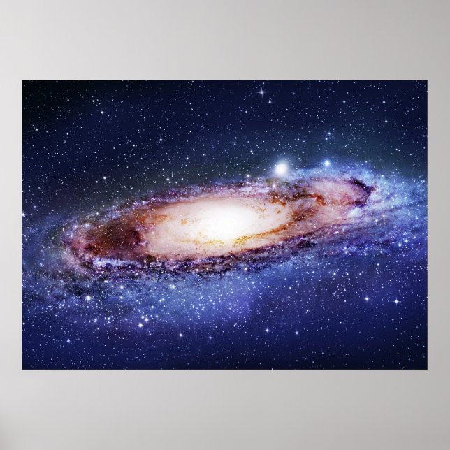 Andromeda Galaxy Print Poster (Vorne)