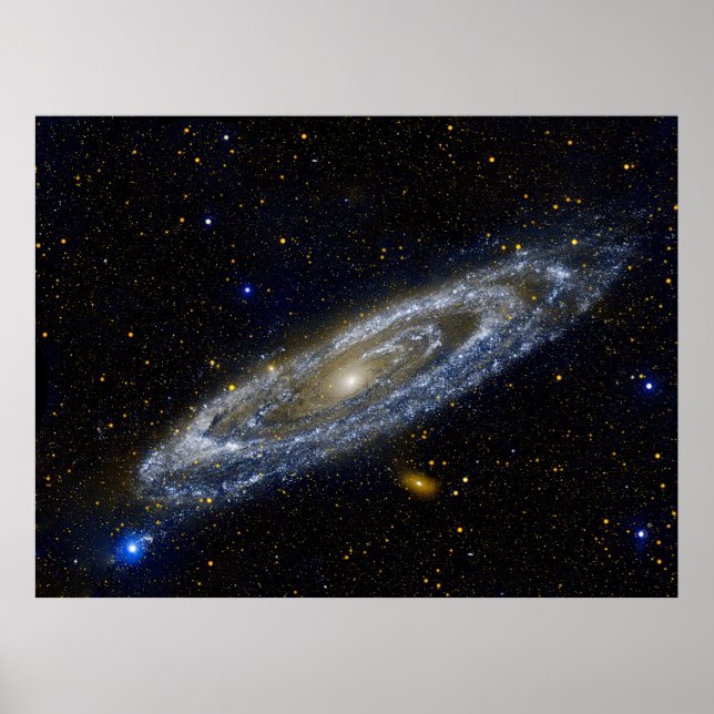 Andromeda Galaxy Ultraviolet View, ZGOS Poster (Vorne)