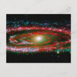 Andromeda Gallaxy Postkarte
