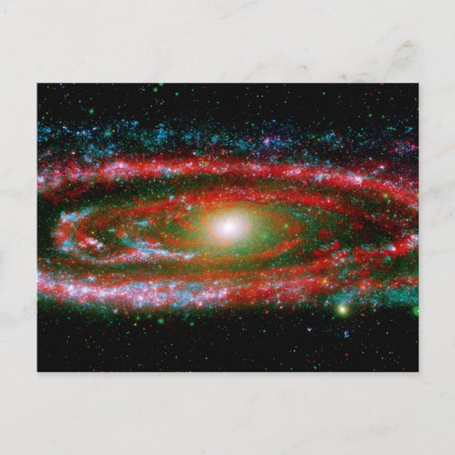 Andromeda Gallaxy Postkarte (Vorderseite)