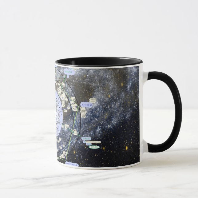 Andromeda-Karten-Tasse Tasse (Rechts)