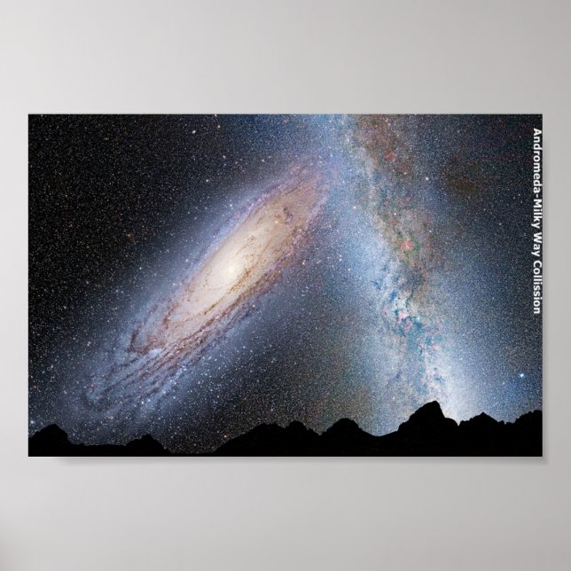 Andromeda - Kollision der Milchstraße Poster (Vorne)