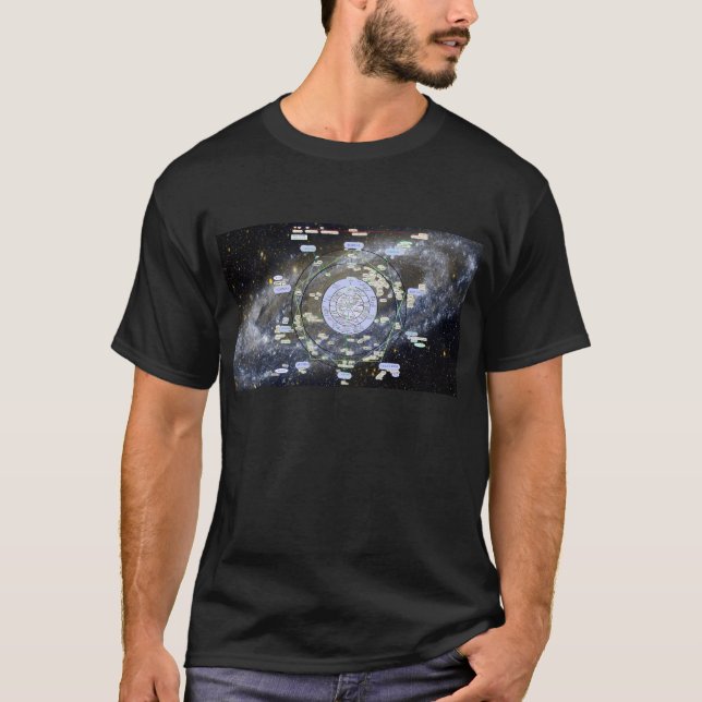 Andromeda Map -- Starquest T-Shirt (Vorderseite)