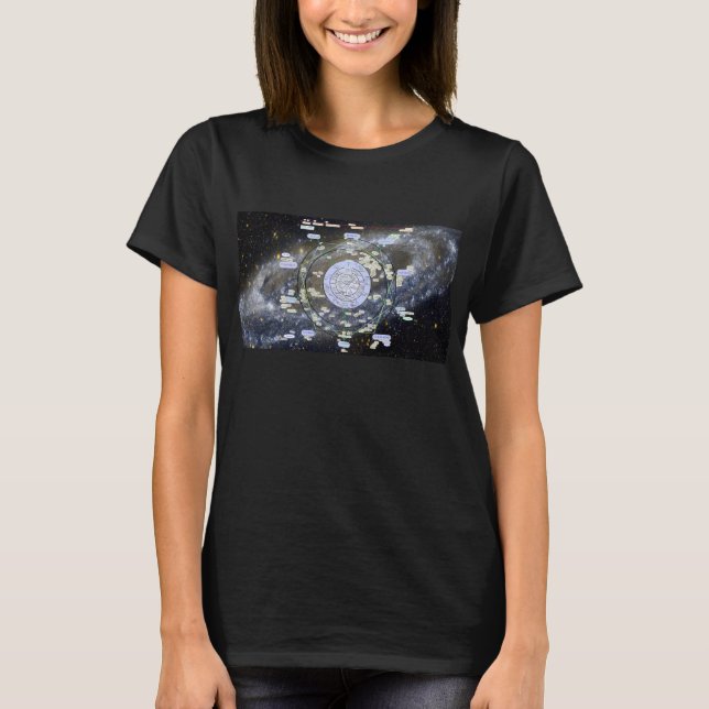 Andromeda Map -- Starquest, womens T-Shirt (Vorderseite)