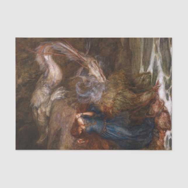 Andromeda von Arthur Rackham Seidenpapier (Vorderseite)