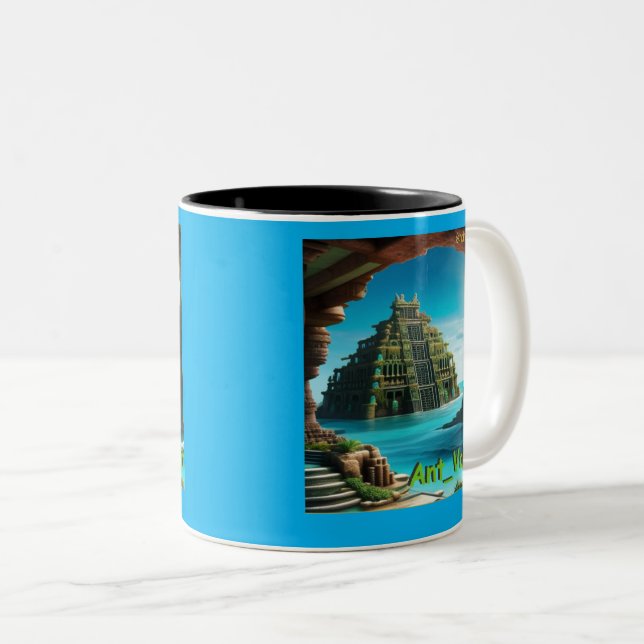 Andromeda Zweifarbige Tasse (VorderseiteRechts)