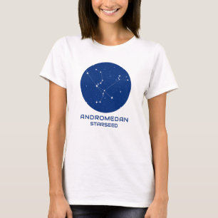 Andromedan Starseed T - Shirt Blaugalaktisches T