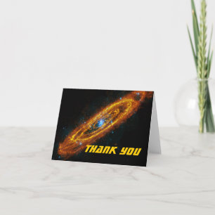 Andromeda's Stars Thank You Note Card Dankeskarte