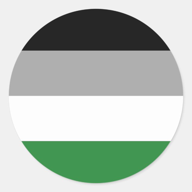 Androphilia Pride Flag Runder Aufkleber (Vorderseite)