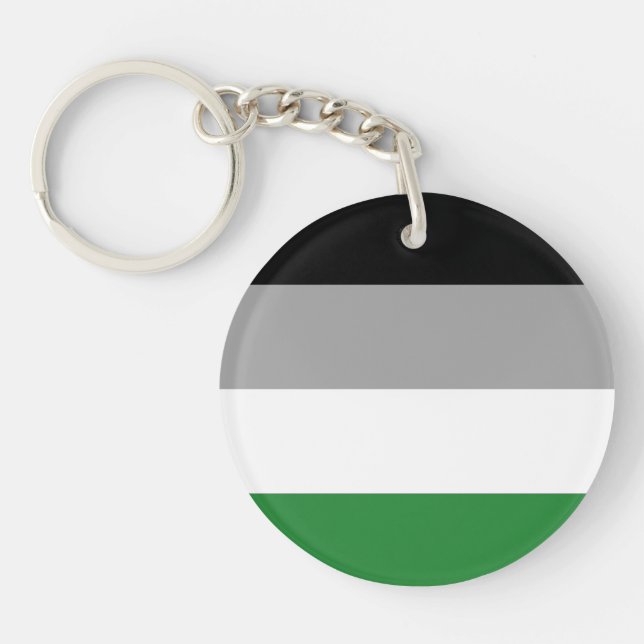 Androphilia Pride Flag Schlüsselanhänger (Vorderseite)
