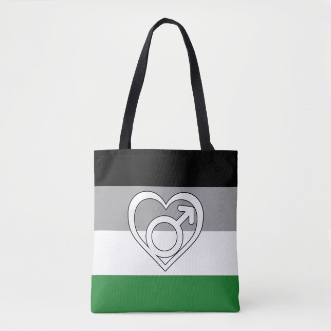 Androphilia Pride Flag und Symbol (Vorderseite)