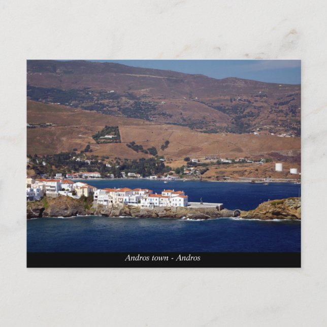 Andros town - Andros Postkarte (Vorderseite)