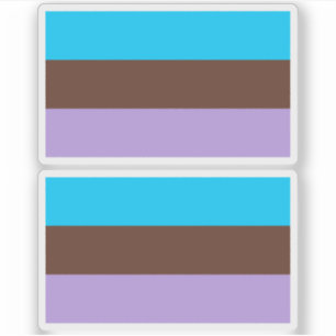 Androsexual Pride Aufkleber