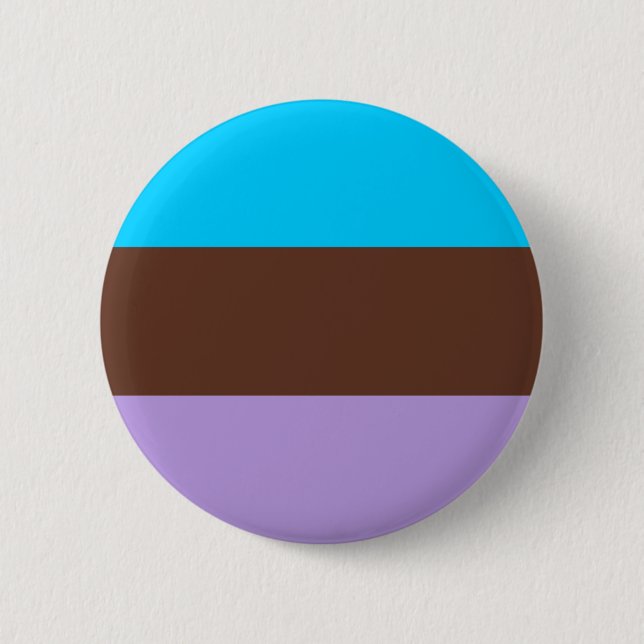 Androsexual Pride Flag Button (Vorderseite)