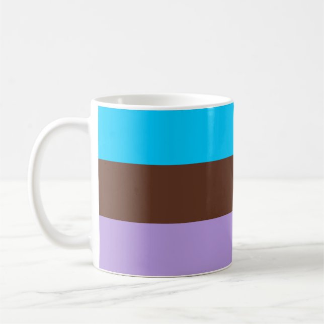 Androsexual Pride Flag Kaffeetasse (Links)
