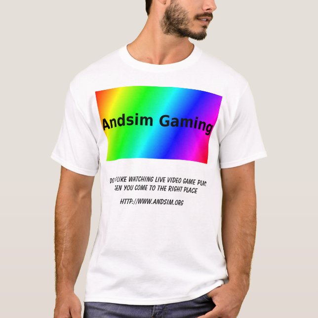 Andsim Gaming Short Sleeve Shirt (Vorderseite)