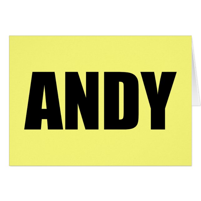 Andy (Vorderseite (Horizontal))