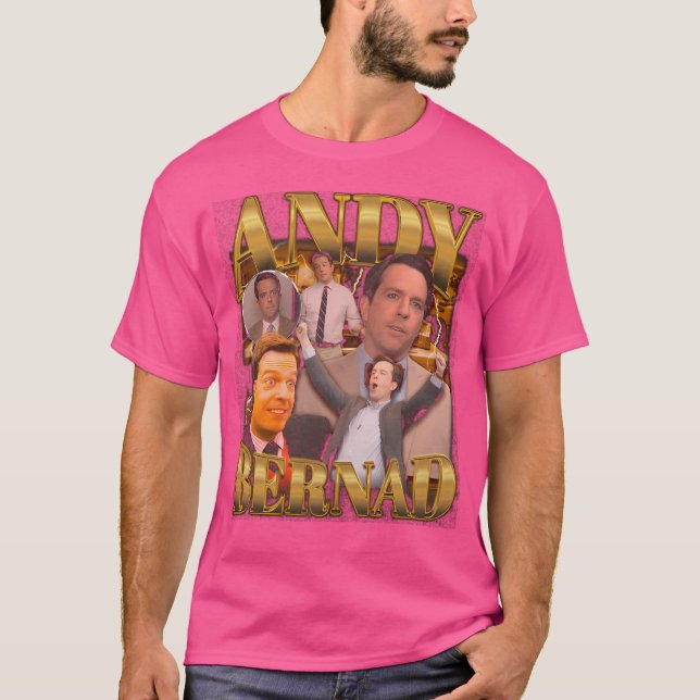 Andy Bernard Classic Bootleg Vibes T-Shirt (Vorderseite)