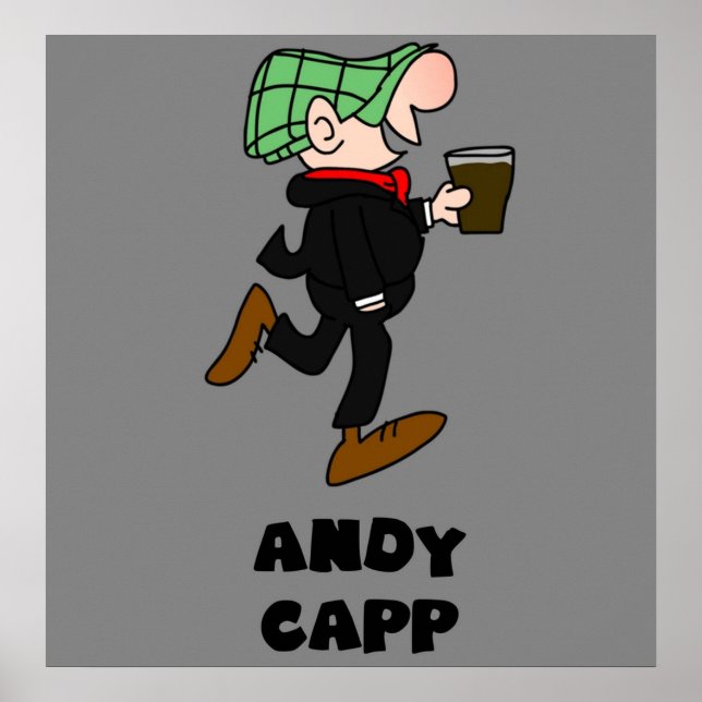 andy capp britisch english england retro Vintag Poster (Vorne)
