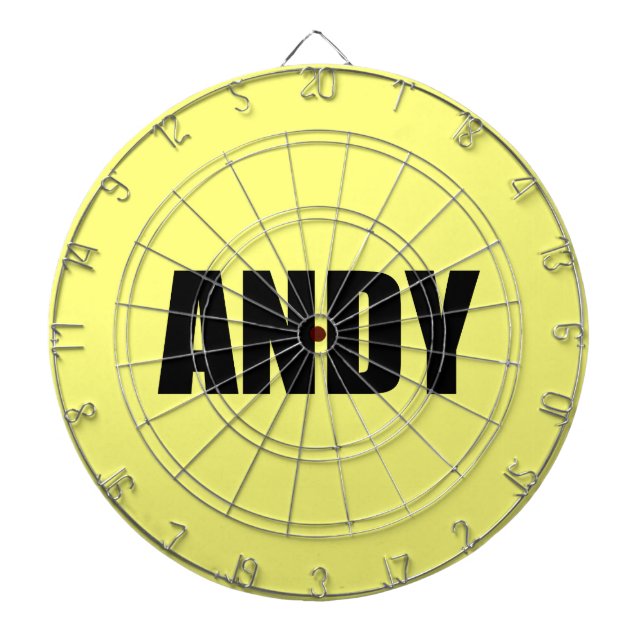 Andy Dartscheibe (vorne)