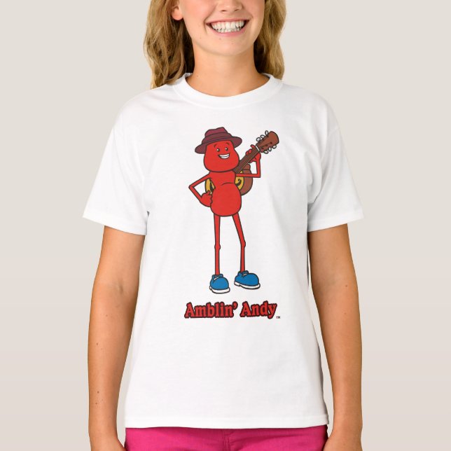 Andy Girls Ringer T - Shirt (Vorderseite)