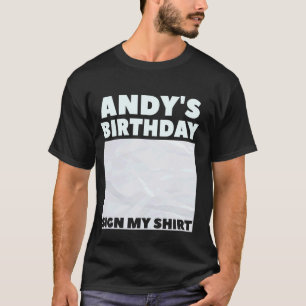 ANDY ITu2019S MEIN GEBURTSTAG MEIN SHIRT Personali