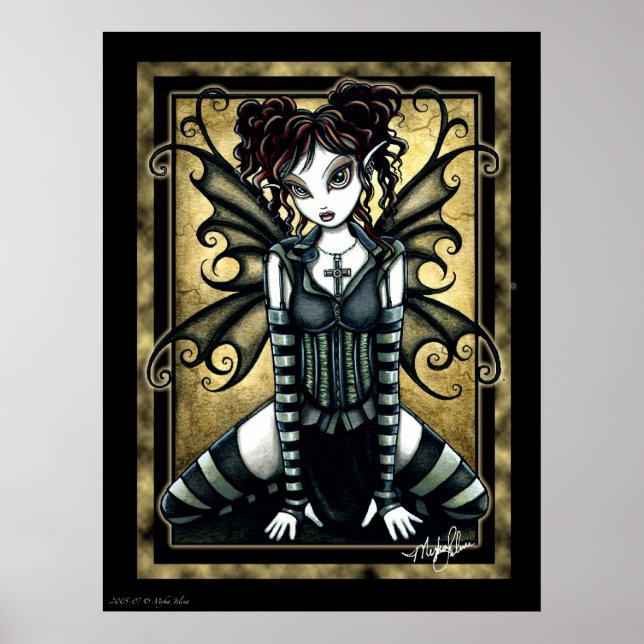 "Andy" Kokette Feenposter Poster (Vorne)