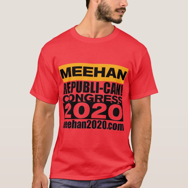 Andy Meehan für Kongress REPUBLI-CAN Shirt (Vorderseite)