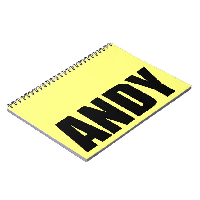 Andy Notizblock (Linke Seite)