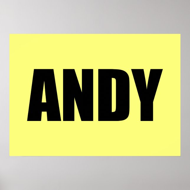Andy Poster (Vorne)
