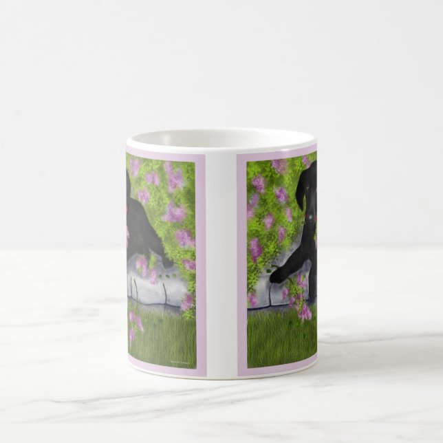 Andy unter der Fliederkaffee-Tasse, Tasse (Mittel)